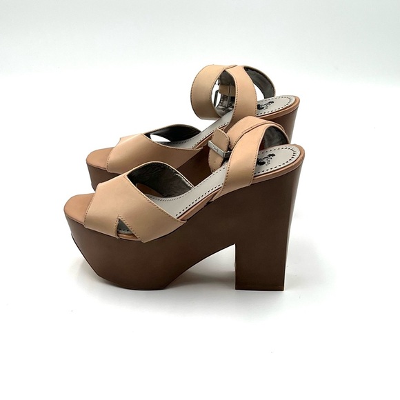 Circus Sam Edelman Y2K Camilla Sandals Chunky Platform in Beige Women’s 9.5 RARE - Picture 12 of 16